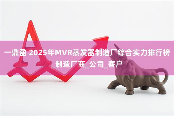 一鼎盈 2025年MVR蒸发器制造厂综合实力排行榜_制造厂商_公司_客户